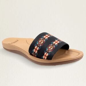 New PENDLETON Carico Lake Slide Sandals w Multicolor Pattern Women’s SIZE 11